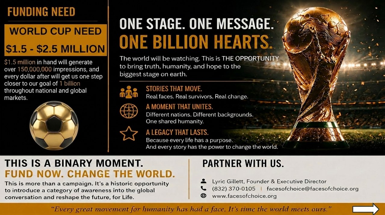 One Stage. One Message. One Billion Hearts.